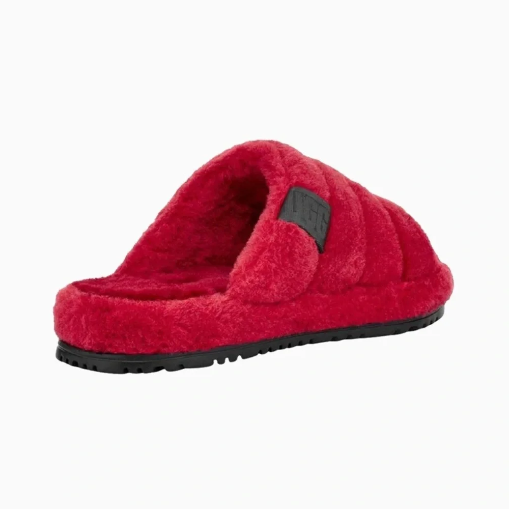 UGG MEN FLUFF YOU SLIPPER - RED SIZE 7 (NEW WITH TAGS)
